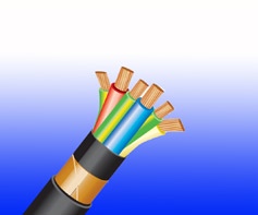 600/1000V XLPE Insulated, LSZH Sheathed, Screened Power Cables (3C+3E)